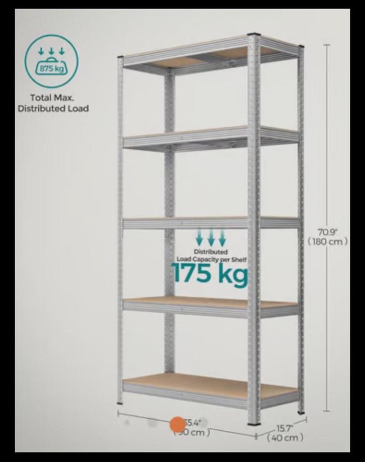 Liquidation étagère neuves, Zakelijke goederen, Kantoor en Winkelinrichting | Magazijn, Stelling en Opslag, Ophalen