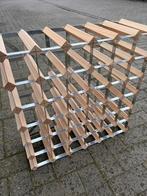 Wijnrek 36 flessen, Ophalen, Zo goed als nieuw, Hout