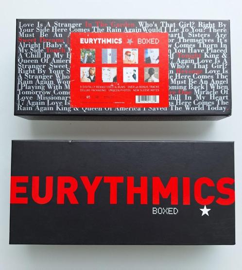 Eurythmics Boxed 8 CD + box, Cd's en Dvd's, Cd's | Pop, Zo goed als nieuw, 1980 tot 2000, Boxset, Ophalen of Verzenden