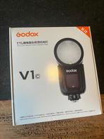 Godox V1 flits  + accessoirekit te koop - complete set, Audio, Tv en Foto, Ophalen, Zo goed als nieuw, Canon