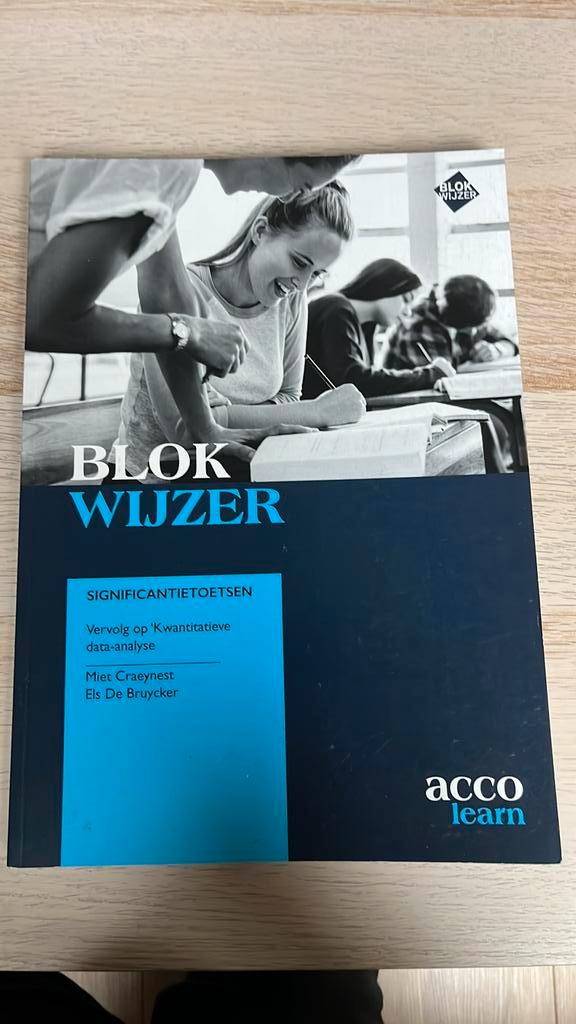 Els De Bruycker - Significantietoetsen, Boeken, Psychologie, Zo goed als nieuw, Overige onderwerpen, Ophalen