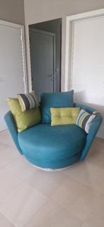 Chaise longue ronde avec coussins assortis, Maison & Meubles, Canapés | Sofas & Chaises Longues, 75 à 100 cm, Moins de 150 cm