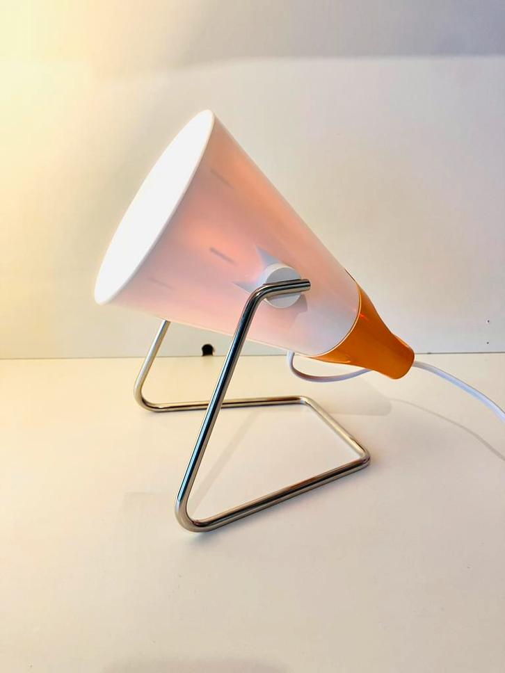 GROOVY 70’s “SPACE AGE” TAFELLAMP (Zie Beschrijving), Huis en Inrichting, Lampen | Tafellampen, Zo goed als nieuw, Minder dan 50 cm