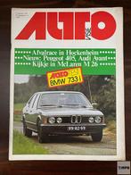 Magazine Autovisie BMW 733i McLaren M26 1977 Nederlands, Boeken, Ophalen of Verzenden, Gelezen