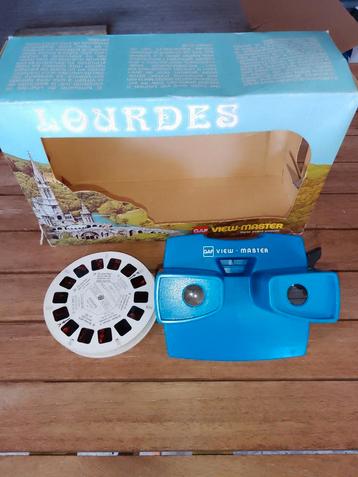 Viewmaster Vintage de Lourdes avec tranches, Enlèvement, Comme neuf