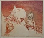 Walter Brems (1947): Afrika 5/100 (37 x 37 cm), Ophalen of Verzenden
