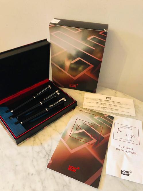 Montblanc, coffret writers édition " Franz Kafka".........., Verzamelen, Pennenverzamelingen, Nieuw, Overige typen, Mont Blanc