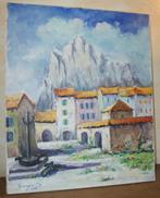 G. De Muylder - peinture à l'huile BAHOU de St. Jeannet 1989, Enlèvement ou Envoi