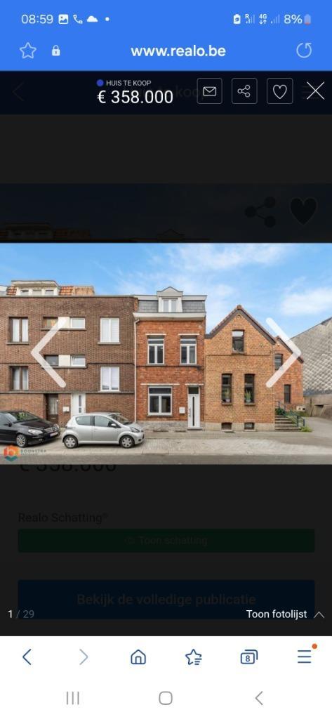 Huis te koop in stapklaar Mechelen, Immo, Huizen en Appartementen te koop, Mechelen, tot 200 m², Tussenwoning, C