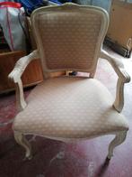 fauteuil van gekalkt hout, Ophalen, Overige kleuren, Zo goed als nieuw, Eén