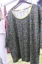 Blauw bruin geprinte longsleeve (a119), Kleding | Dames, Blauw, Maat 46/48 (XL) of groter, Zo goed als nieuw, Lange mouw