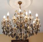 Superbes lustres vintage en cristal italien fumé, Enlèvement