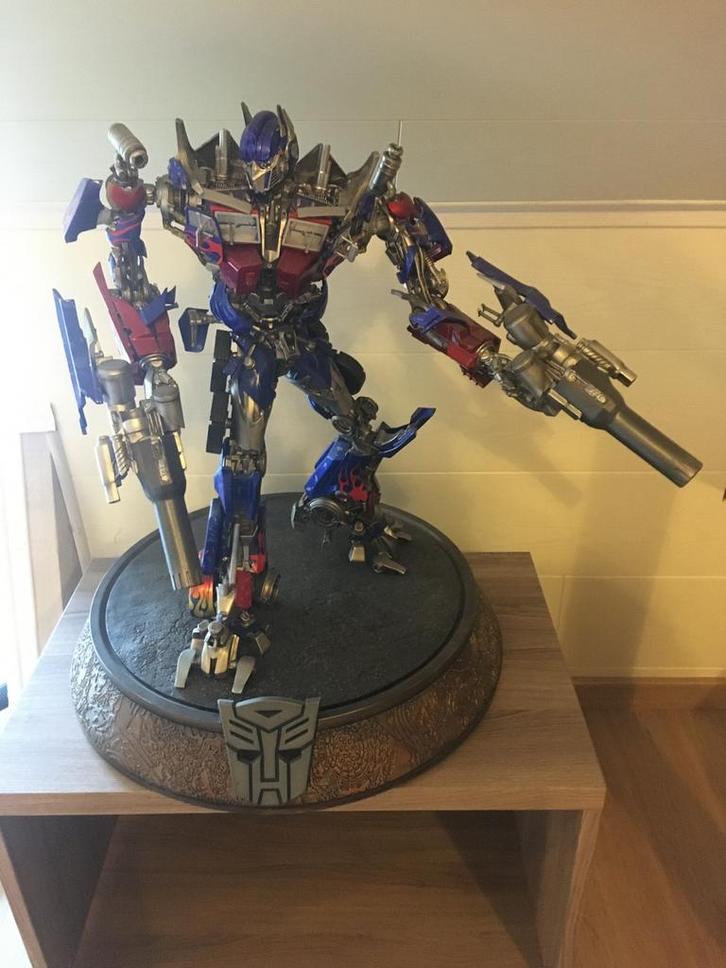 Optimus Prime maquette Sideshow, Verzamelen, Transformers, Zo goed als nieuw, Autobots, Ophalen