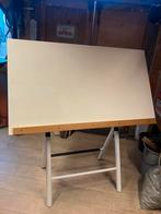 Tekentafel 140 x 80, Doe-het-zelf en Bouw, Tekentafels, Ophalen, Gebruikt, 130 tot 150 cm