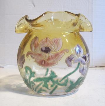 Antieke art nouveau Montjoye, Legras vaas, ca 1910 beschikbaar voor biedingen