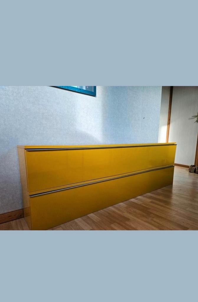 IKEA BESTA BURS OKER - 2 STUKS, Huis en Inrichting, Kasten | Ladekasten, Zo goed als nieuw, Ophalen