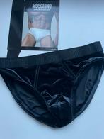 Moschino Velvet Microfiber Brief, Verzenden, Zwart, Moschino, Slip