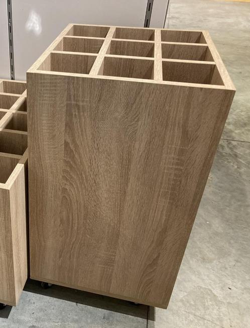 Houten multifunctionele bewaarbak op wieltjes, Huis en Inrichting, Woonaccessoires | Paraplubakken, Zo goed als nieuw, Hout, Ophalen