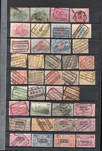 lot de chemin de fer avec postes, Envoi, Affranchi, Oblitéré, Trains