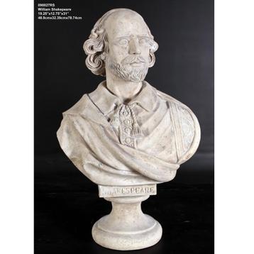 	 Statue en buste de Charles Dickens Hauteur 78 cm disponible aux enchères