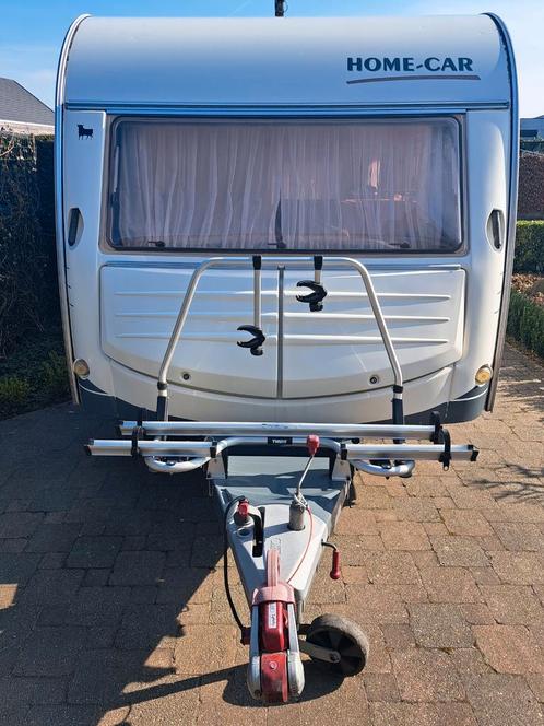 Home Car Racer 45 Spirit, Caravans en Kamperen, Caravans, Particulier, Vast bed, Kachel, Koelkast, Mover, Reservewiel, Ringverwarming