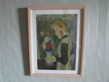GUSTAVE .DE SMET, MEISJE MET BLOEMENVAAS beschikbaar voor biedingen