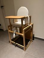 Houten kinderstoel, Kinderen en Baby's, Kinderstoelen, Ophalen, Gebruikt, Meegroeistoel, Gordel(s)