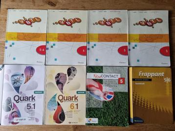 Diverse schoolboeken 5de en 6de middelbaar beschikbaar voor biedingen
