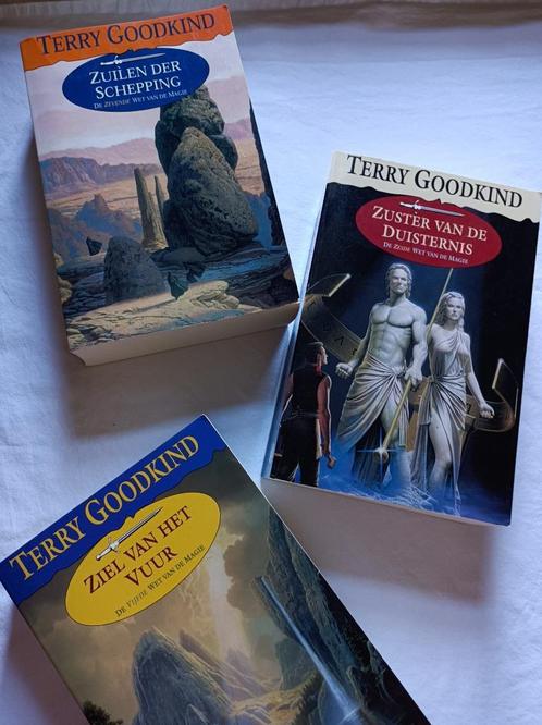 Terry Goodkind : Vijfde, Zesde en Zevende Wet van de Magie, Boeken, Overige Boeken, Zo goed als nieuw, Ophalen