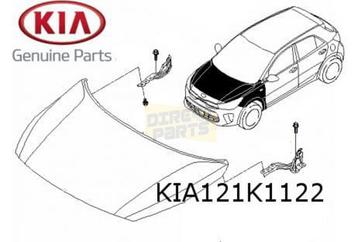 Kia Rio (3/17-3/21) Motorkapscharnier Rechts Origineel! 7912 disponible aux enchères