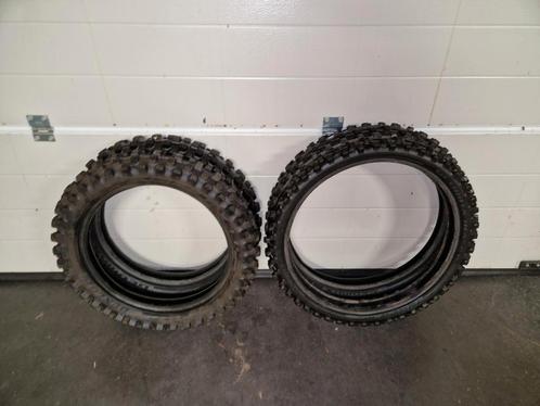 Dunlop Geomax 19 / 16 inch banden 85cc grote wielen, Motoren, Onderdelen | Merk-onafhankelijk, Ophalen of Verzenden