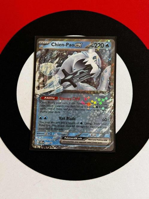 Pokémon - Chien-Pao EX - SVP030 Promo - NM, Hobby en Vrije tijd, Verzamelkaartspellen | Pokémon, Zo goed als nieuw, Losse kaart