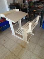 Prachtige vintage kinderlessenaar te koop, Ophalen, 50 tot 100 cm, Eikenhout, Zo goed als nieuw