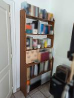 Boeken massief houten kast / book shelf dark solid wood, Ophalen of Verzenden, Zo goed als nieuw