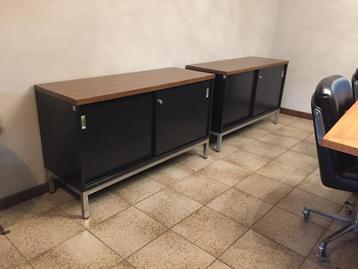 Mauser dressoir / sideboard / metal / palisander .Jaren  '70 beschikbaar voor biedingen