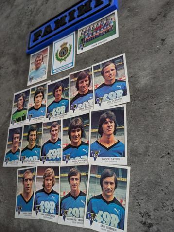 PANINI FOOTBALL 78 CLUB BRUGGE  17 STICKERS 1978 beschikbaar voor biedingen
