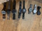 Lot horloges 8 stuks, Handtassen en Accessoires, Horloges | Heren, Staal, Polshorloge, Zo goed als nieuw, Ophalen