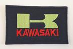 Kawasaki strijkplaatje patch - 80 x 50 mm, Hobby en Vrije tijd, Kledingapplicaties en Hotfix, Ophalen of Verzenden, Nieuw