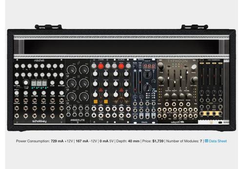 Eurorack te koop, Muziek en Instrumenten, Synthesizers, Zo goed als nieuw, Ophalen of Verzenden