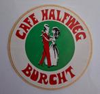F: sticker café Halfweg gemeente Burcht, Ophalen of Verzenden, Zo goed als nieuw, Bedrijf of Vereniging