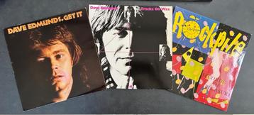 DAVE EDMUNDS / ROCKPILE - Get it, Wax & Seconds ( 3 LPs ) beschikbaar voor biedingen