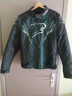 Motorjas - merk Bering - groen/zwart - large, Motoren, Kleding | Motorkleding, Ophalen, Overige typen, Dames, Bering