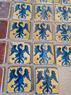 oude Vlaamse tegels met leeuw en draak, Antiek en Kunst, Ophalen