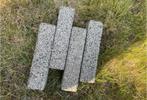 Gratis - lot lichtgrijze klinkers - terras/oprit/verharding, Tuin en Terras, Tegels en Klinkers, Ophalen, Gebruikt, Klinkers, Natuursteen