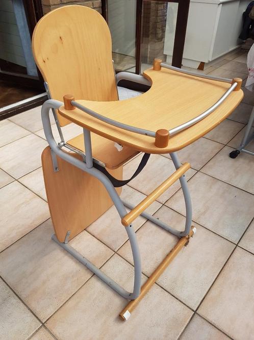 EETSTOEL in hout en multifunctioneel, Kinderen en Baby's, Kinderstoelen, Gebruikt, Meegroeistoel, Aanschuifbaar, Ophalen