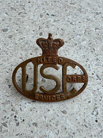 WW1 United Services Corps Cap Badge, Enlèvement ou Envoi