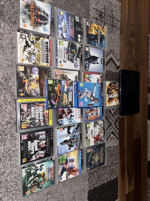 PS3 + 21 topgames – GTA, Batman, Spider-Man & FIFA…, Consoles de jeu & Jeux vidéo, Consoles de jeu | Sony PlayStation 3, Comme neuf