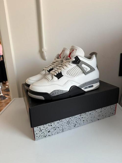 Jordan 4, Kleding | Heren, Schoenen, Zo goed als nieuw, Sneakers, Wit, Ophalen of Verzenden