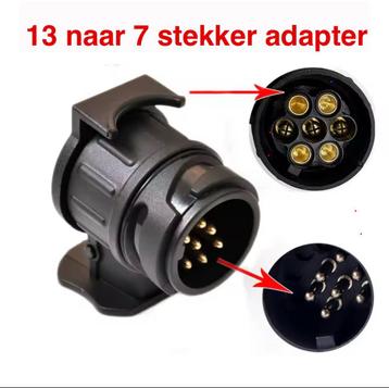 13 naar 7 polige adapter remork remorque beschikbaar voor biedingen