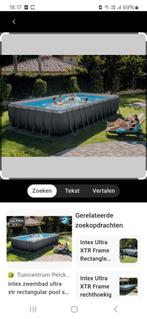 Intex zwembad, Jardin & Terrasse, Piscines, 120 cm ou plus, 300 cm ou plus, Rectangulaire, Utilisé